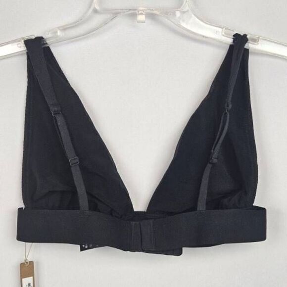 SKIMS COTTON RIBBED TRIANGLE BRA NWT - Picture 4 of 10